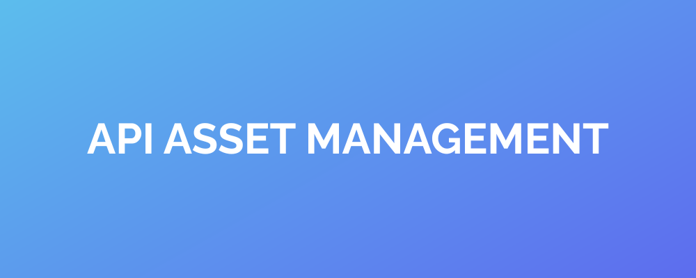 API Asset Management