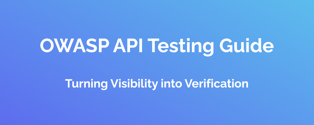 OWASP API Testing Guide