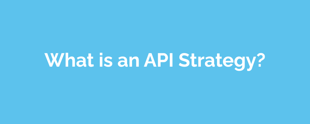 What is an API Strategy
