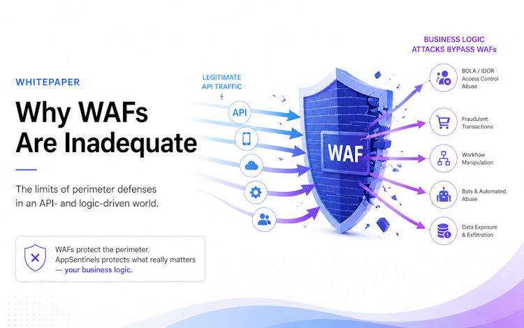 Why Web Application Firewalls (WAFs) are inadequate against API Attacks